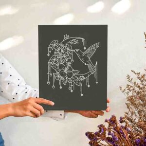 Pinturas De Colibries canvas Colibrí White