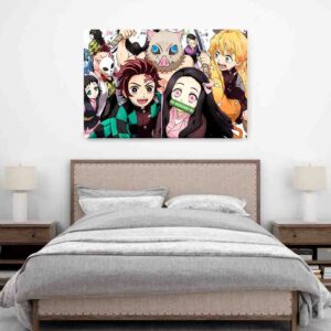 Pinturas De Anime decorativas canvas   Kimetsu no yaiba 3