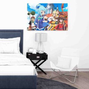 Pinturas De Anime decorativas canvas Konosuba 4