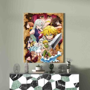 Pinturas De Anime decorativas canvas Nanatsu no taizai 1