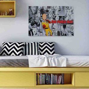 Pinturas De Anime decorativas canvas One punch man 2