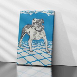 Cuadro para comedor moderno Bulldog (1912 - Moriz Jung