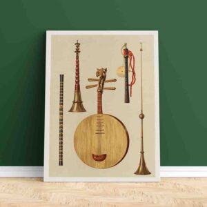 Cuadros para cuartos Instrumentos musicales exóticos