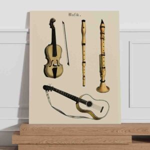 Cuadros para recamaras modernos Musik (1850