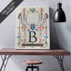 Cuadros modernos para sala para decorar Tipografía B