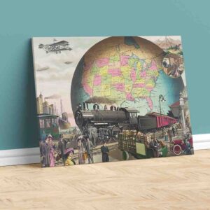 Pinturas modernas para salas canvas Transporte del siglo XX