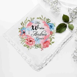 Servilletas Para Xv Años De Tela Mod. 10