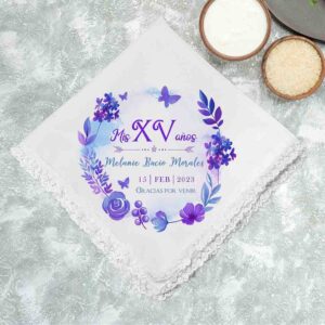 Servilletas Para 15 Años De Tela Mod. 13