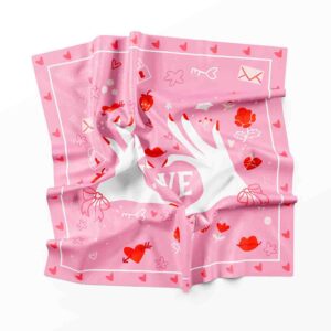 Mascadas para el cuello dia del amor y la amistar Mod.2