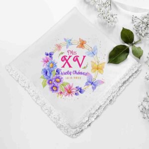 Servilletas Para 15 Años De Tela Mod. 3