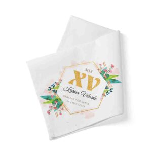 Servilletas Para Xv Años De Tela Mod. 4