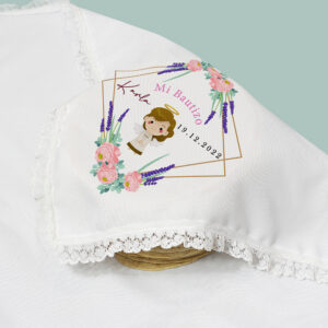 Servilletas Para Bautizo De Tela Mod. 5