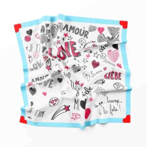 Pañuelos para el cuello 14 de febrero Mod.6