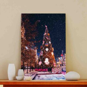 Cuadros canvas navideños Arbol navidad