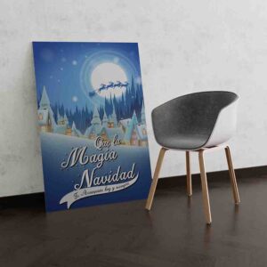 Cuadros canvas navideños Magia navidad