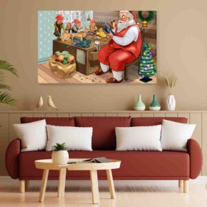 Cuadros canvas navideños Santa
