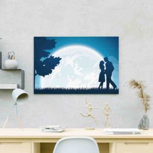 Cuadro en canvas del dia del amor y la amistad 17
