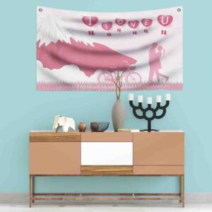 Mantas Decorativas Para Pared Del Dia Del Amor Y La Amistar Mod.3