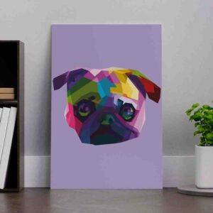 Cuadro Perro pinturas canvas 4