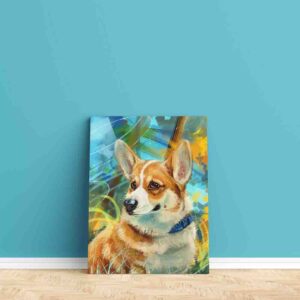 Pinturas De Perros en canvas 8