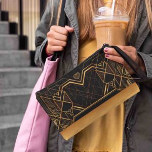 Bolsa De Mano Con Estampado Negros de Moda Mod. 2