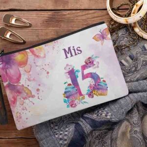 Recuerdos Para Xv Años Economicos Y Utiles Bolsos Personalizados Mod. 3