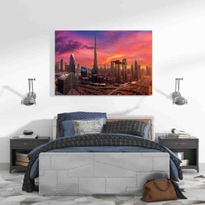 Cuadros De Ciudades En Canvas New York Dubai 2
