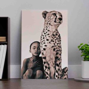 Cuadro Aashes And Snow Elefante Niño Gregory Colbert Canvas 6