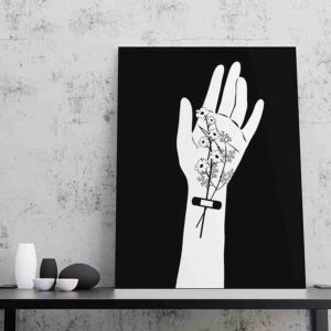 Cuadro De Manos En Canvas Para Sala 7