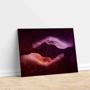 Cuadro De Manos En Canvas Para Sala 8