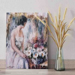Pinturas De Mujeres Modernos En Canvas Arte mujer
