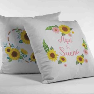 Cojines Decorativos 2 Piezas De Girasoles Aqu? se sue?a