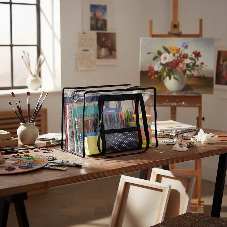 Bolsos De Plastico Transparente De Compras - Imagen 4