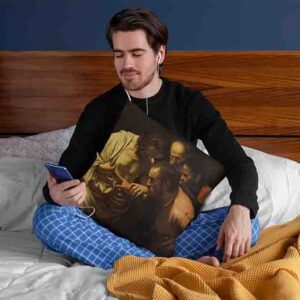 Cojines Decorativos De La incredulidad de santo Tom?s - Caravaggio