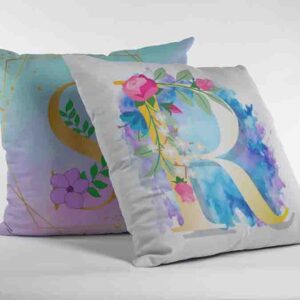 Cojines Decorativos 2 Piezas De Letras Personalizado