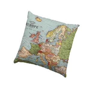 Cojines Decorativos De Estilo Vintage Mod. Mapa Bacon de Europa - George Washington Bacon