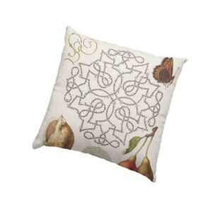 Cojines Decorativos De Estilo Vintage Mod. Mariposa, molusco marino y pera - El libro modelo de caligraf?a