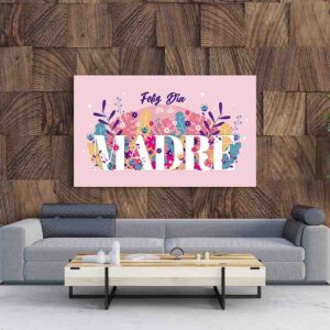 Pintura Del Dia De La Mamá En Canvas 1