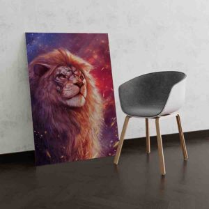 Pinturas De Leones Decorativa En Canvas 2