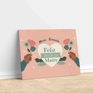 Pintura Del Dia De La Mamá En Canvas 4