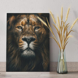 Pinturas De Leones Decorativa En Canvas 8