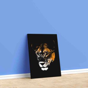 Pinturas De Leones Decorativa En Canvas 9