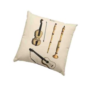 Cojines Estilo Vintage Mod. Musik (1850)