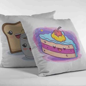 Cojines Decorativos 2 Piezas De Postres Kawaii