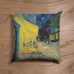 Cojines Decorativos De Terraza de caf? por la noche - Vincent van Gogh