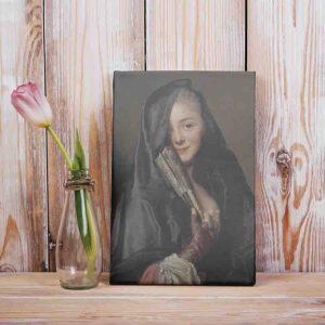Pinturas De Mujeres Modernos En Canvas The Lady with the Veil