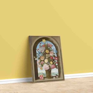 Cuadros De Flores Para Sala Canvas Vase of Flowers in a Window