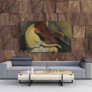 Pinturas De Mujeres Modernos En Canvas Woman Combing her Hair