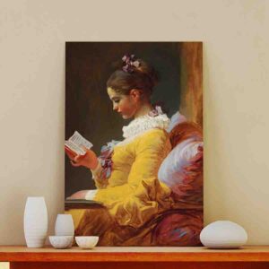 Pinturas De Mujeres Modernos En Canvas Young Girl Reading