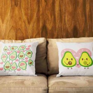 Cojines Decorativos 2 Piezas De Amor Aguacate